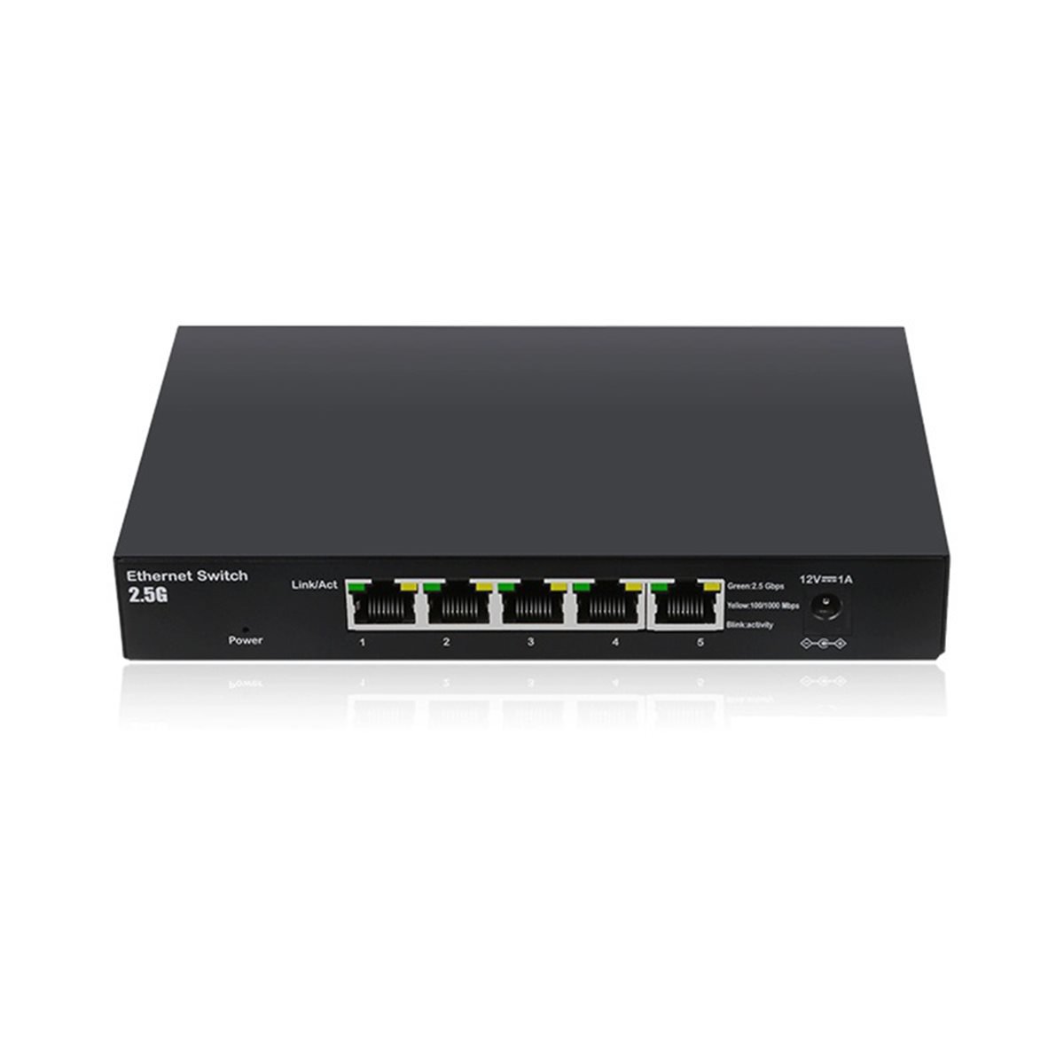 Switch 5 Port 2.5G Unmanaged - 5 ポート 2.5G アンマネージド イーサネット スイッチ