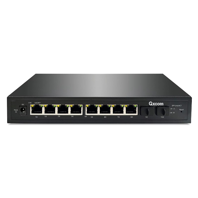 8 Port 2.5G Switch Unmanaged - 工場OEM ODM 8ポート 2.5Gネットワークスイッチ 2*10G SFP+