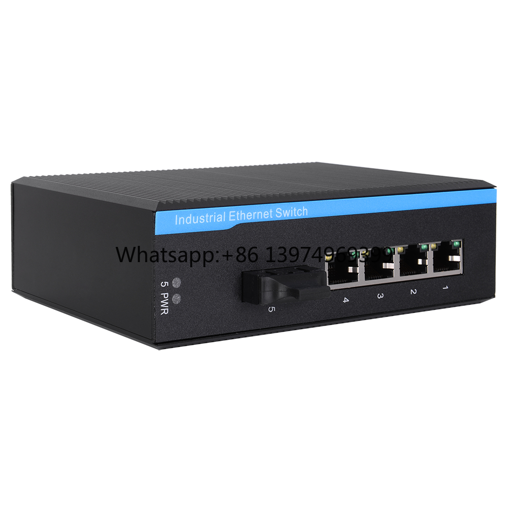 Industrial Switch Din Rail Gigabit - 4+1 5ポート 9V 12V 24V 48V