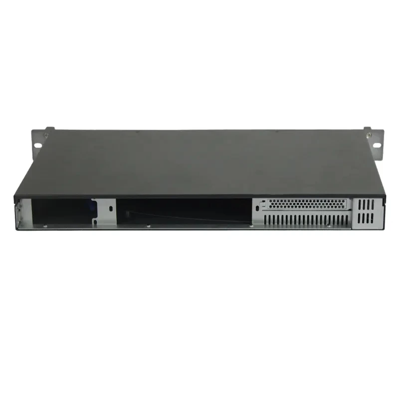 Network Switch Rack Mount 1U - 1U産業用サーバーシャーシ、小型コンピューターケース、アルミパネル、ITXマザーボード、ラックマウント、ネットワークスイッチ、キャビネットハウジング
