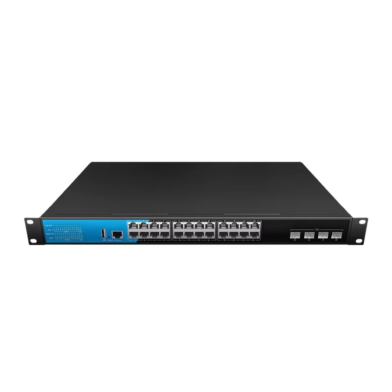 Switch 24 Port 10G Uplink - 10Gファイバー・アップリンク、24ポート、PoE（Power over Ethernet）対応、300W/400W、管理機能付き、エンタープライズ向けネットワークスイッチ、1Uラックマウント、内蔵電源、ベストセラー。