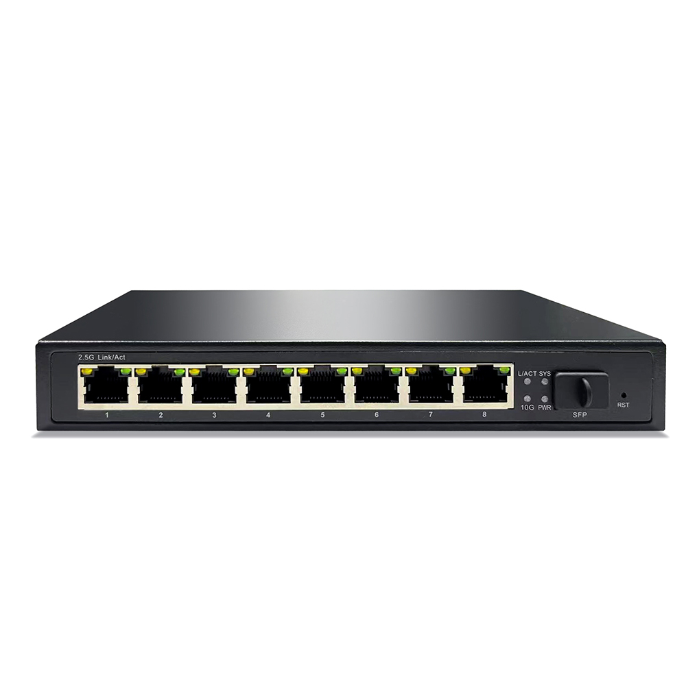 8 Port 2.5G Switch Unmanaged - 工場OEM ODM 8ポートマルチギガビット 2.5G 10G SFP+