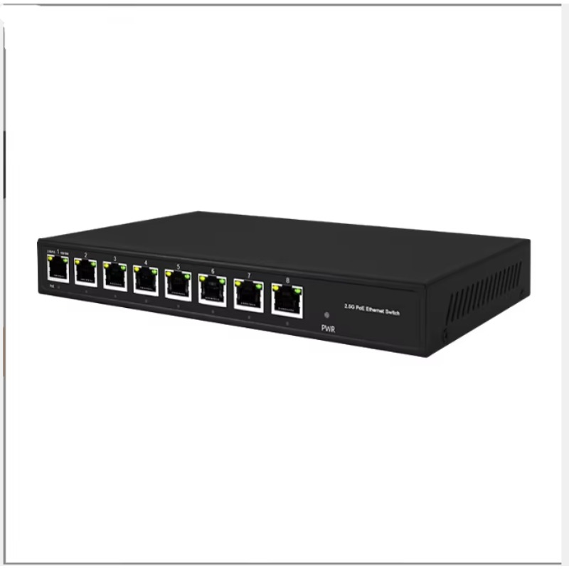 8 Port 2.5G Switch Unmanaged - 8 ポート 2.5G アンマネージド イーサネット スイッチ