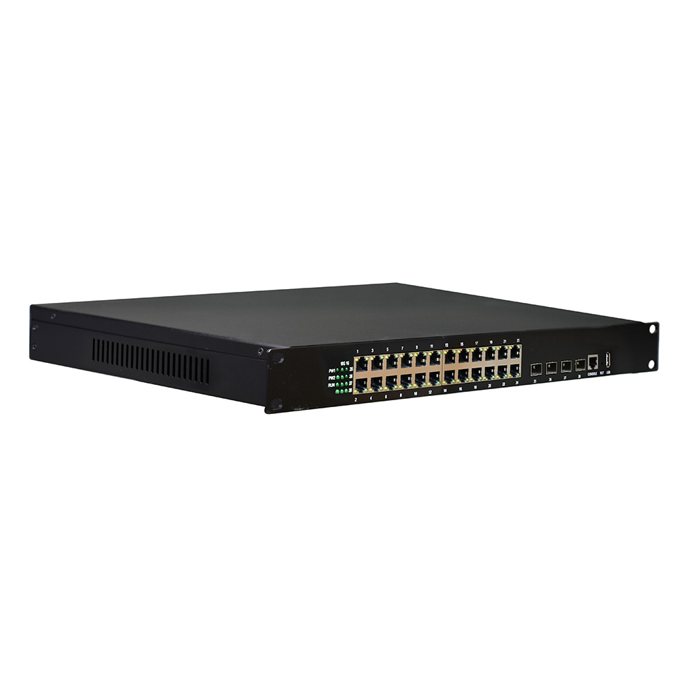 レイヤー3マネージド24ポートギガビットイーサネット+4ポー - Layer 3 Switch 24 Port Sfp のレビューと価格