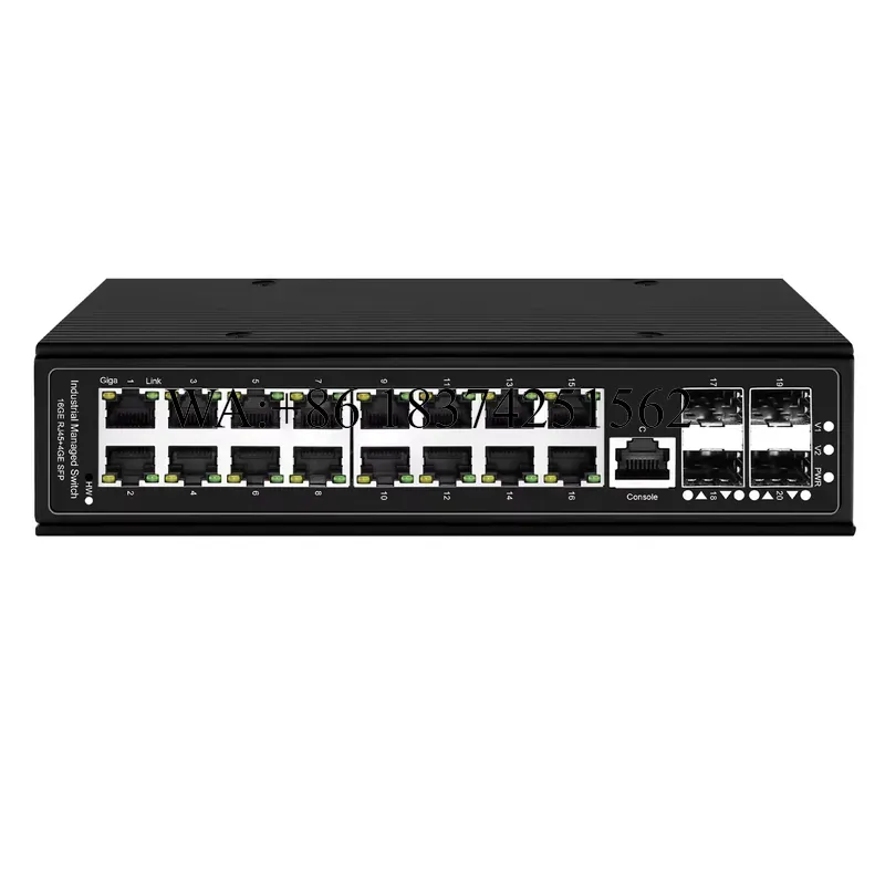 Wmwmnu 16ポートL3マネージド産業用イーサネットスイ - Poe Switch 16 Port 802.3At のレビューと価格