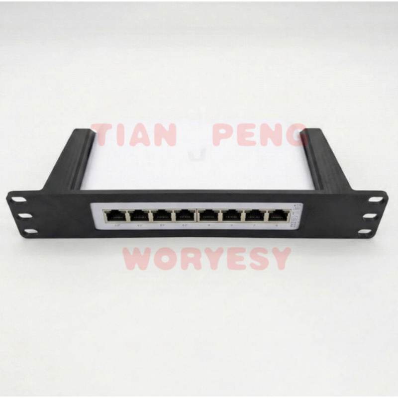 Ubiquiti（USW-Lite-8-PoE）用10インチ - Network Switch Rack Mount 1U のレビューと価格