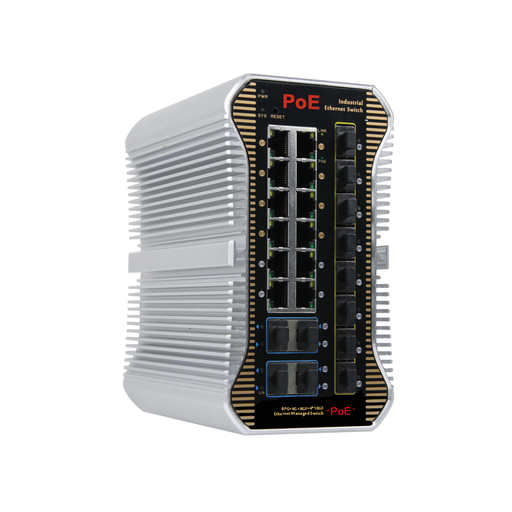 24ポート10Gアップリンク対応、管理機能付き産業用6KV  - Switch 24 Port 10G Uplink のレビューと価格