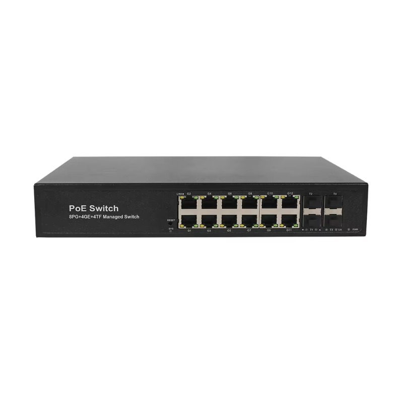 8*10/100/1000M PoEポート、4*1G RJ4 - 10G Sfp+ Switch 8 Port のレビューと価格