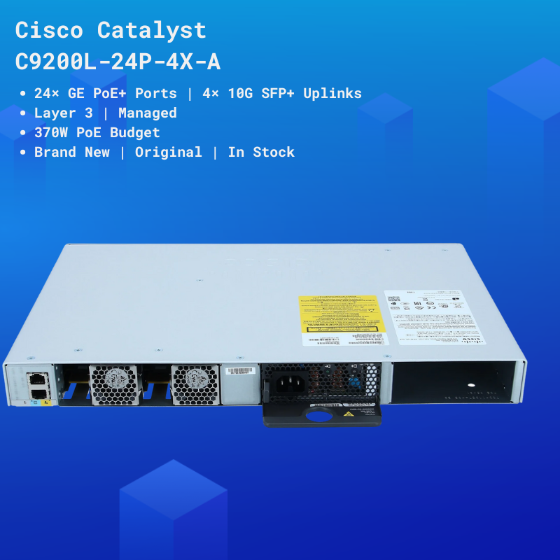 Cisco Catalyst 9200L 24ポート レイヤ - Layer 3 Switch 24 Port Sfp のレビューと価格