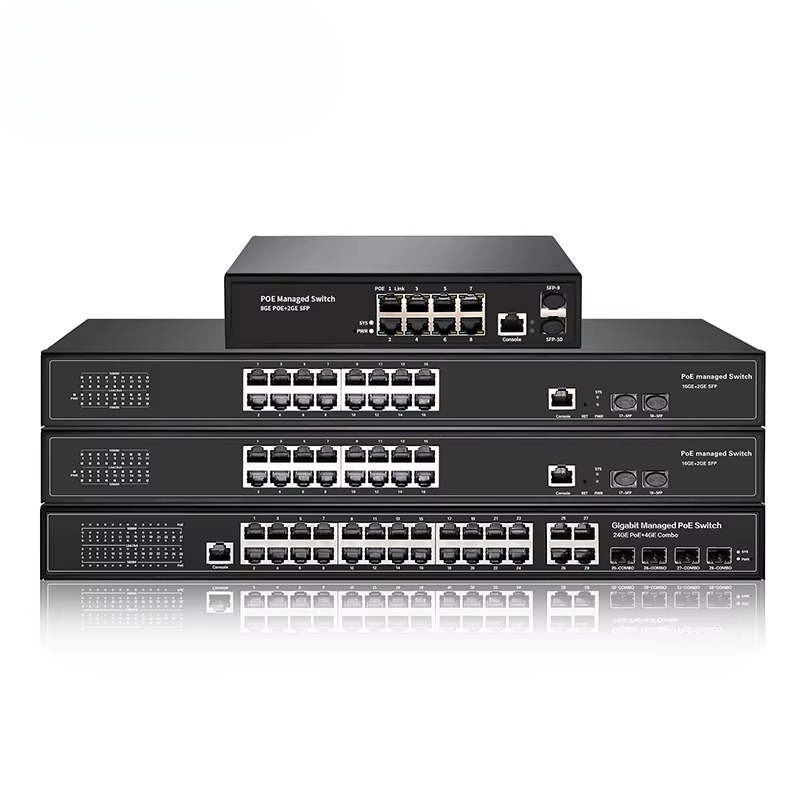 8ポート、16ポート、24ポート、48ポート ギガビット 8 - Poe Switch 16 Port 802.3At のレビューと価格