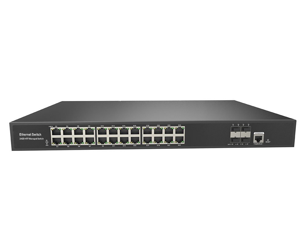 24ポートギガビットL3マネージドスイッチ 10G SFP+ - Managed Switch 24 Port Gigabit のレビューと価格