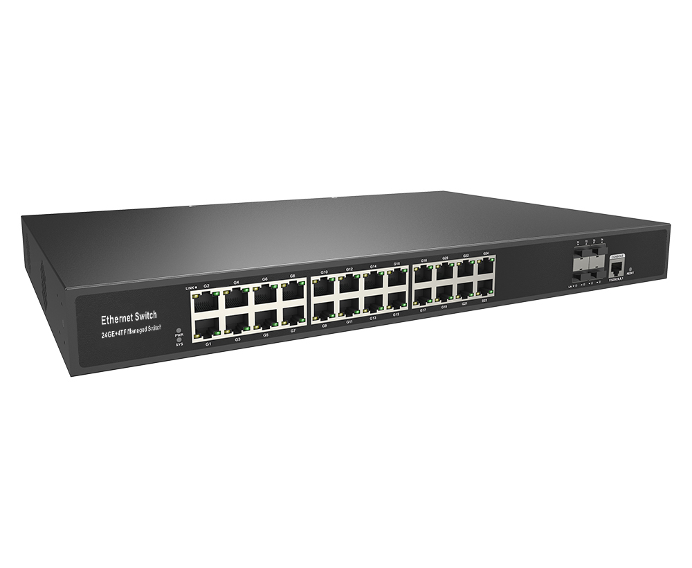 24ポートギガビットL3マネージドスイッチ 10G SFP+ - Managed Switch 24 Port Gigabit のレビューと価格