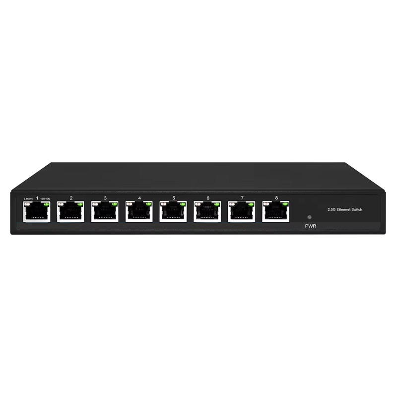 8ポート 2.5Gb マルチギガビットイーサネットハブ 12 - 8 Port 2.5G Switch Unmanaged のレビューと価格
