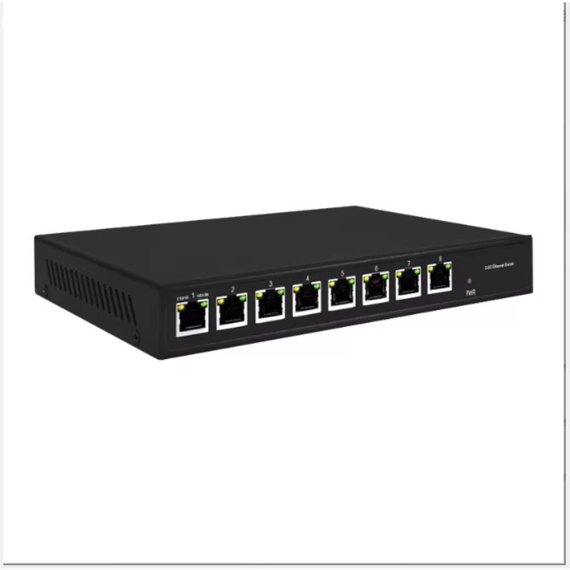 8ポート 2.5Gb マルチギガビットイーサネットハブ 12 - 8 Port 2.5G Switch Unmanaged のレビューと価格