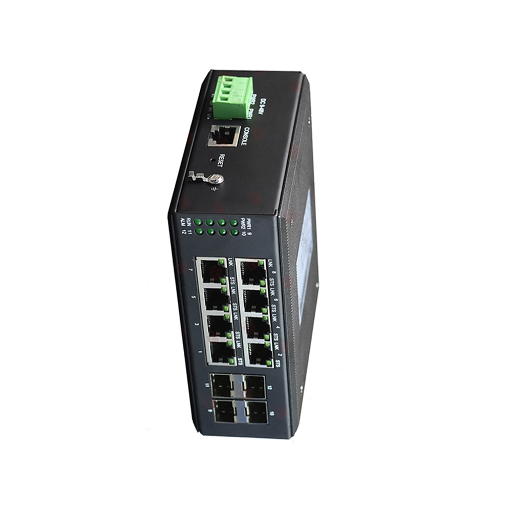 DINレールL2マネージド8ポートリングネットワークスイッチ - Industrial Switch Din Rail Gigabit のレビューと価格