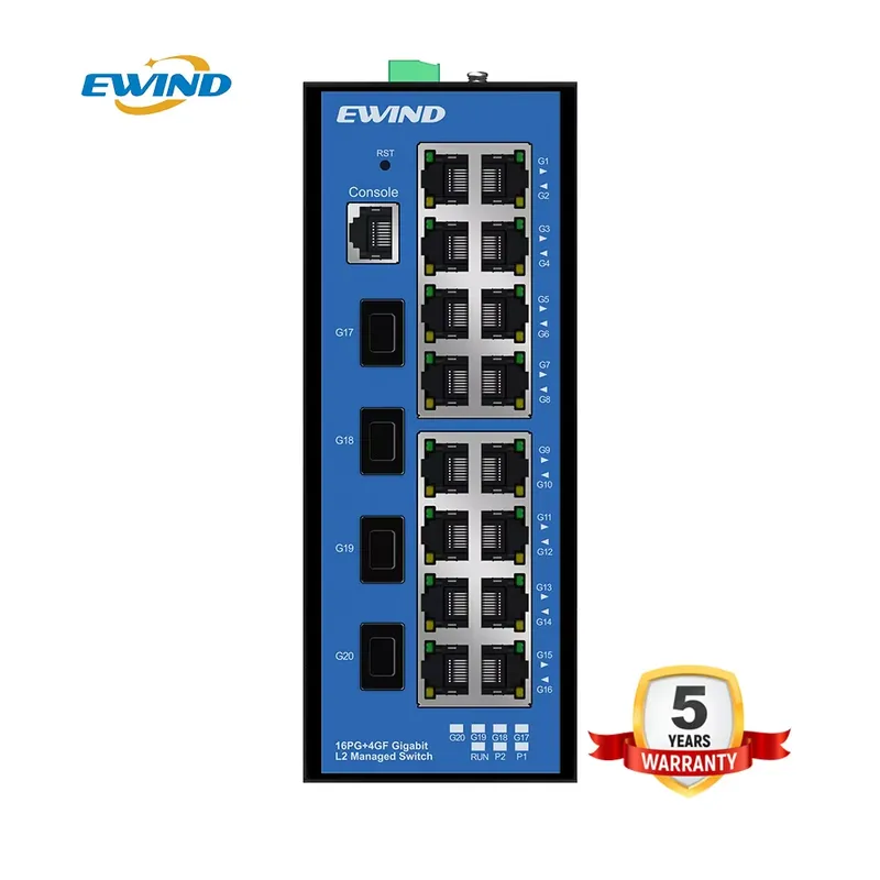 産業用ギガビットマネージドPoEスイッチ 16ポート 100 - Industrial Switch Din Rail Gigabit のレビューと価格