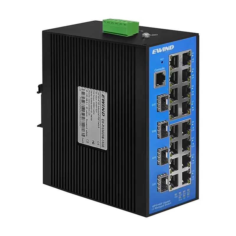 産業用ギガビットマネージドPoEスイッチ 16ポート 100 - Industrial Switch Din Rail Gigabit のレビューと価格