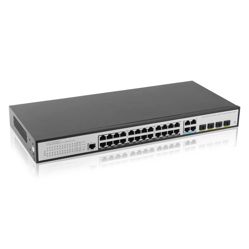 24GE 4SFP 4ギガビット・アップリンク、L2管理機能 - Network Switch Rack Mount 1U のレビューと価格