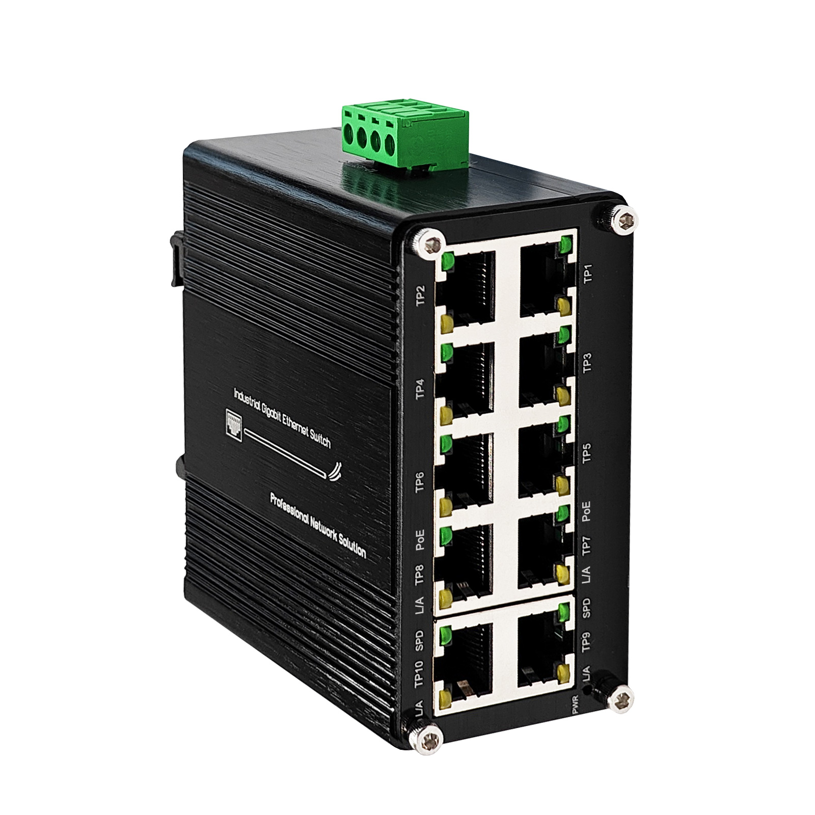 産業用10ポートギガビットPoEスイッチ、48～57V DC - Switch 48 Port Poe Gigabit のレビューと価格