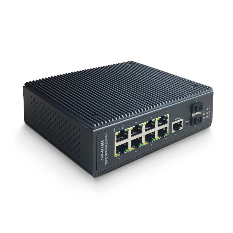 産業グレード 8ポート PoE+ ギガビット ネットワークス - Industrial Switch Din Rail Gigabit のレビューと価格