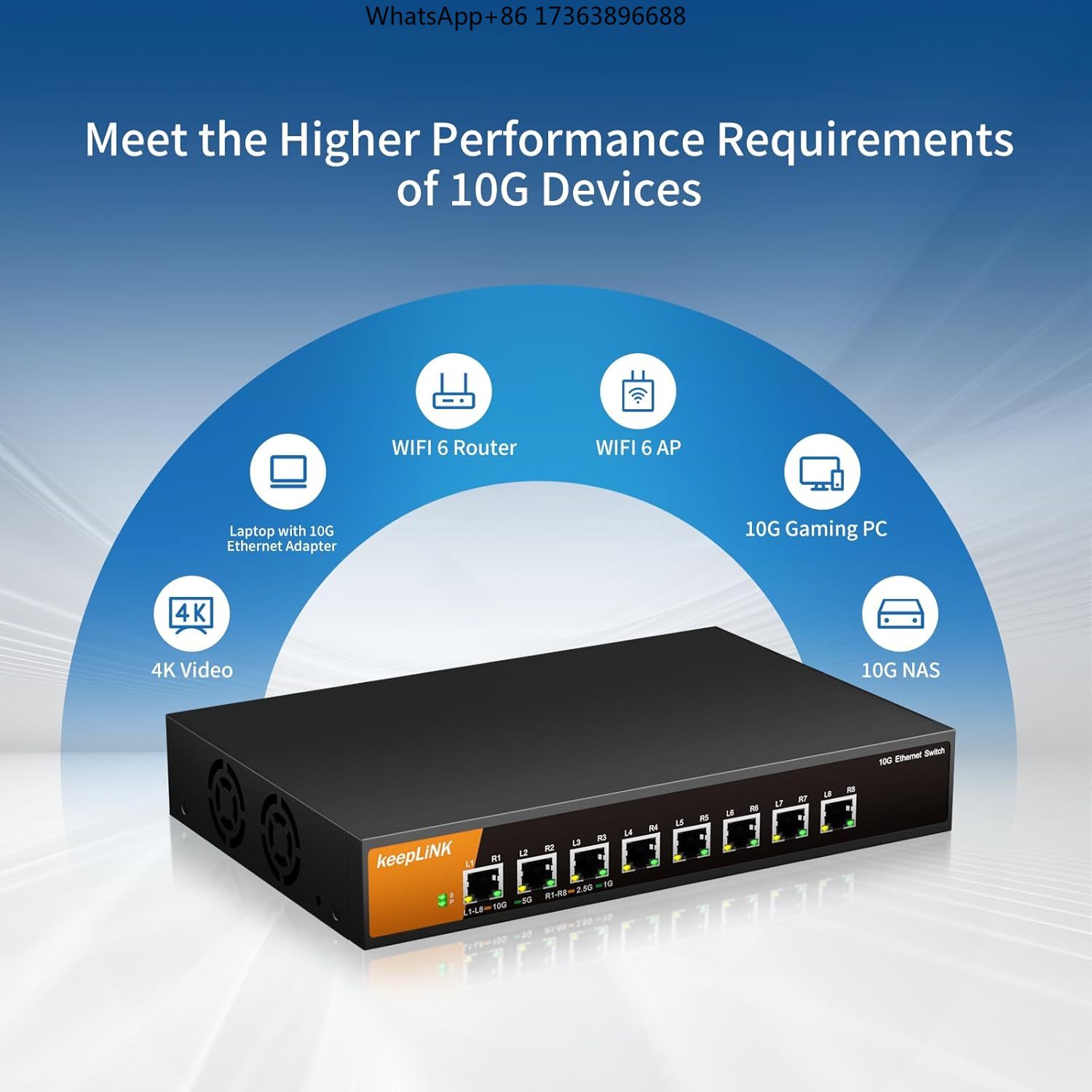 KeepLiNK 8ポート 10G アンマネージド イーサネ - 8 Port 2.5G Switch Unmanaged のレビューと価格