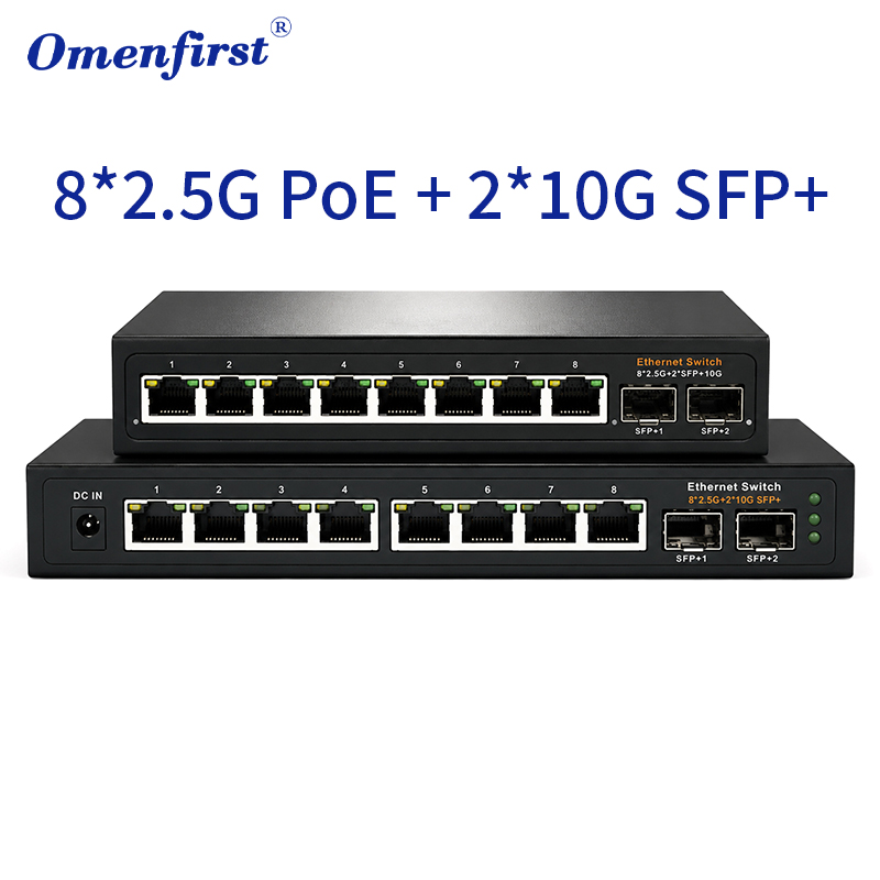 工場直送 8ポート×2.5G RJ45 PoE + 2ポート - 8 Port 2.5G Switch Unmanaged のレビューと価格