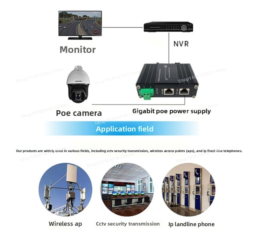 ギガビット30W PoEインジェクター、産業用DINレールマ - Poe Injector Gigabit 30W のレビューと価格