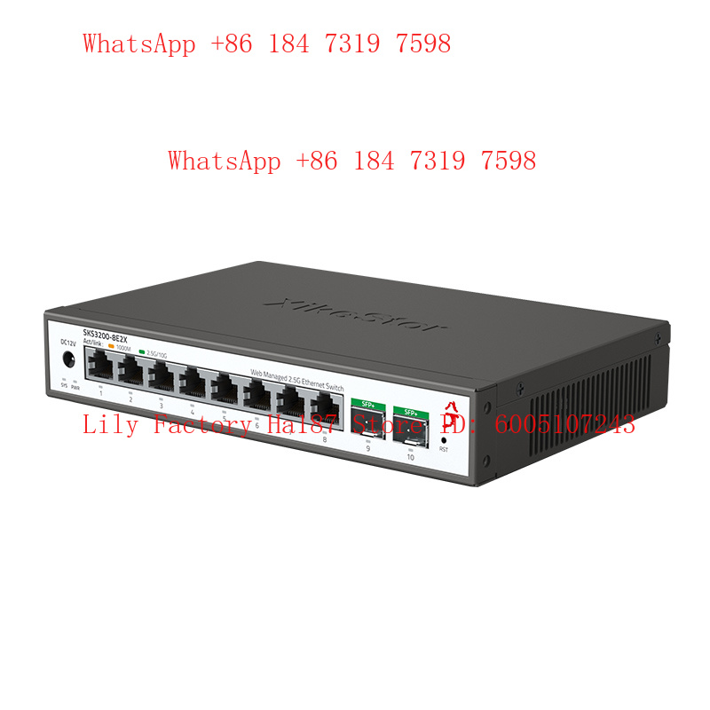XikeStor 8*2.5G RJ45 2*10G SFP - 8 Port 2.5G Switch Unmanaged のレビューと価格