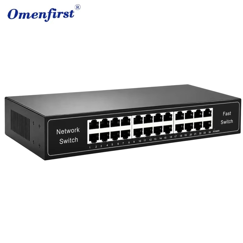 24ポート高速イーサネットスイッチ、10/100Mbps、管 - Network Switch Rack Mount 1U のレビューと価格