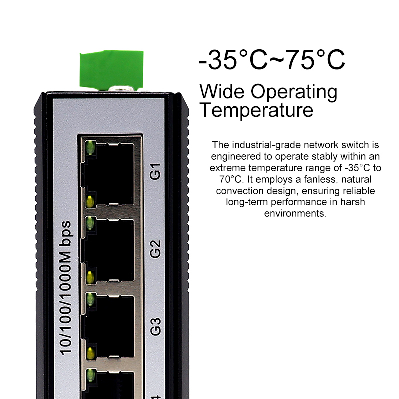産業用ギガビット4ポートイーサネットスイッチ（1xRJ45ア - Industrial Switch Din Rail Gigabit のレビューと価格