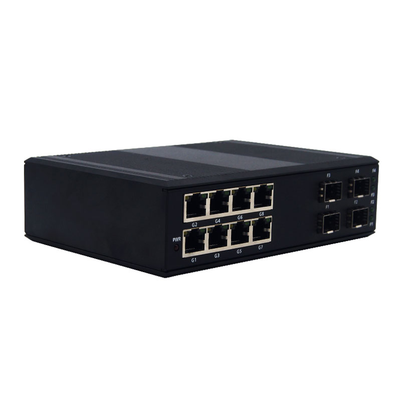 産業用35mm DINレール対応ギガビット4 SFPスロット - Industrial Switch Din Rail Gigabit のレビューと価格